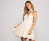 Robe patineuse en lin pour escapade de week-end